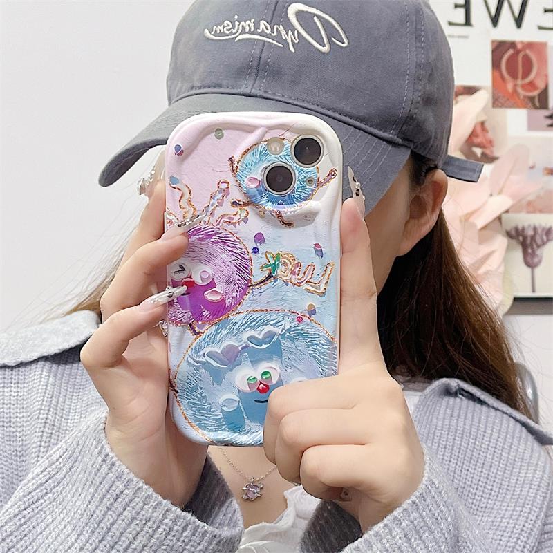 Мягкий чехол в форме волны для IPhone Vivo Y35 Y02 Realme C55 C53 11 Tecno Spark 10C Samsung S23 Ultra A53 Redmi Note 12 Note 11 Pro, чехол из ТПУ