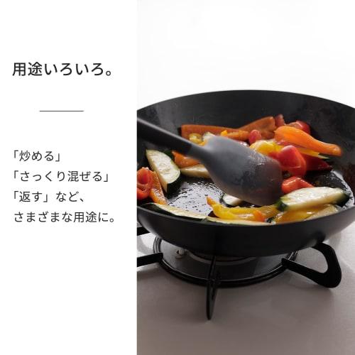 Marna Triangrip Silicone Spatula (Spatula / Black / Heat-Resistant) Kitchen Tool (Hanging / Scratch-Resistant) K535BK