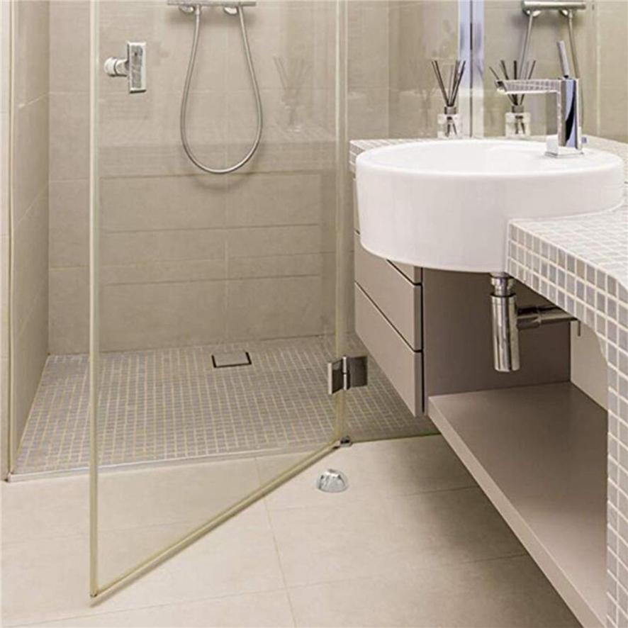 Прозрачный без перфорации бесшумный противоударный противоугонный дверной упор для туалетной двери ARI