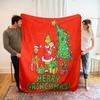 150x200cm Flannel Blanket Christmas Blanket Personalized Blanket Digital Print Blanket