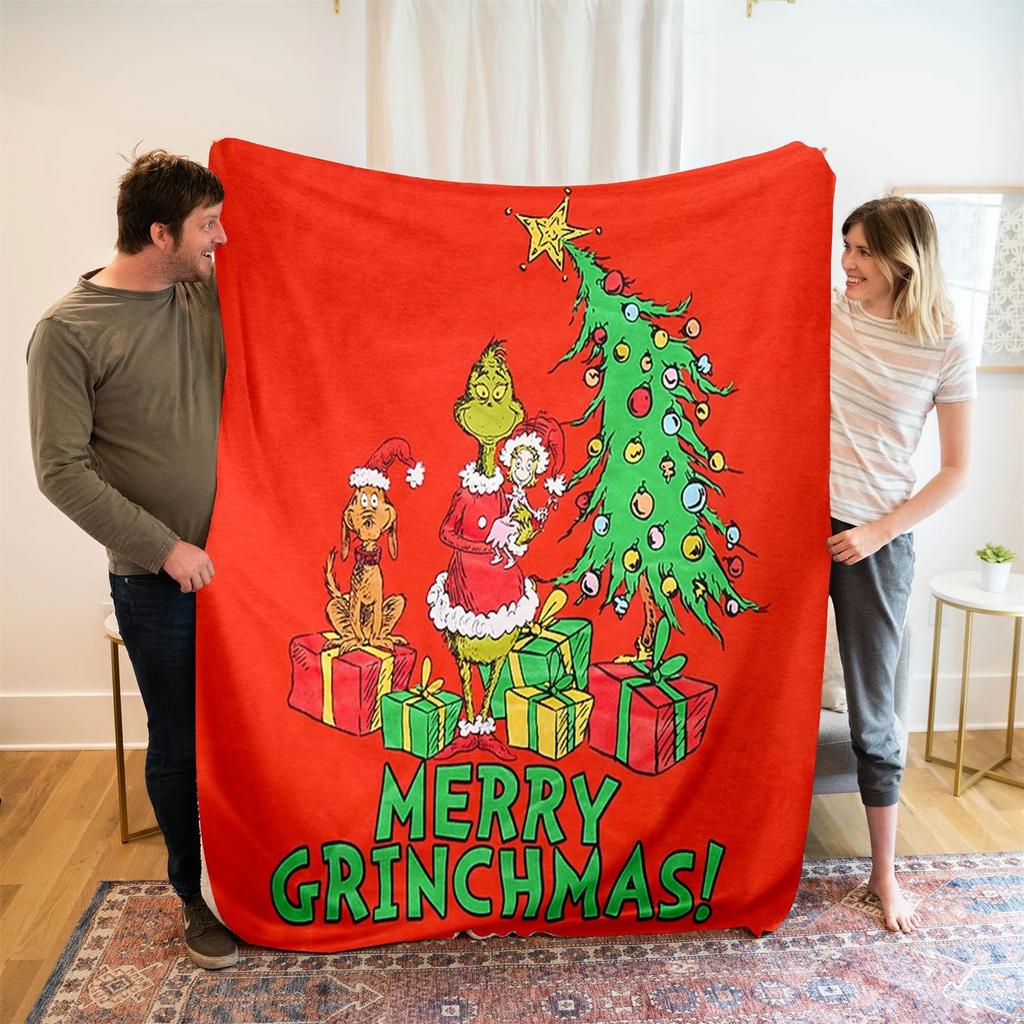 150x200cm Flannel Blanket Christmas Blanket Personalized Blanket Digital Print Blanket