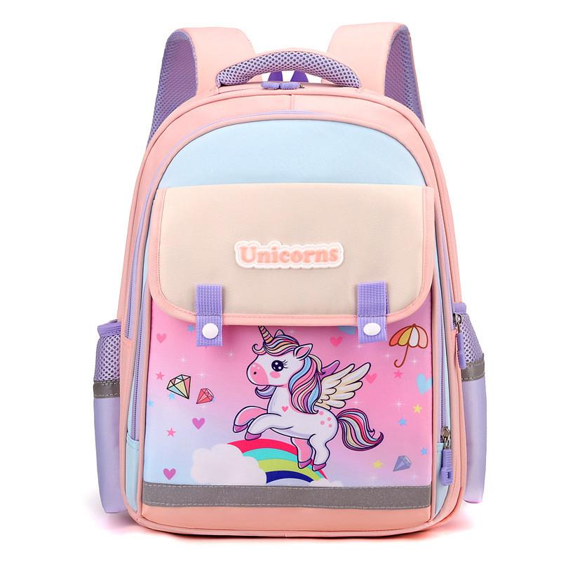 Детский мультяшный очаровательный рюкзак для мальчиков и девочек в школе с первого по третий класс