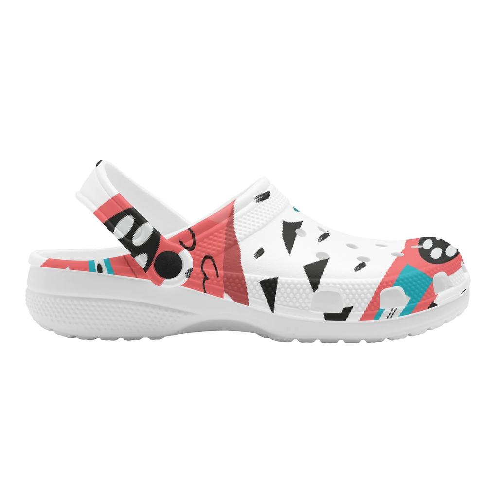 Graphic Printed EVA Casual Clogs Women Men Soft Sole Soft Sole Lightweight Slip On Sandals Slippers Summer Daily Leisure Shoes