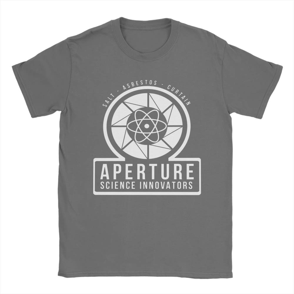 Unisexs Portal Aperture Technology Lab TShirt Gaming Top Novelty ShortSleeve Shirt Couples Pure Cotton Loose Streetwear Top