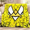 Team Vitality Blanket Flannel Blanket Soft Cozy Plush Throw for Sofa Bed Lightweight Home Decoration Outdoor Camping
