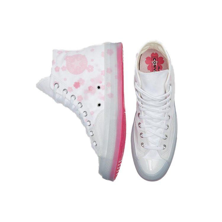 Converse Кеды Chuck 70s Chuck Дышащие Легкие Высокие Канвасовые Обувь Унисекс Белый 166753C