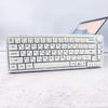 Колпачки для клавиш PBT профиля XDA с японскими символами, 126 шт., молочно-белые, минималистичная тема для кастомизаторов механических клавиатур