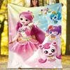 1pc Catch Teenieping Magic Sweethear4 Theme Blanket - Digital Print, Polyester, Cozy for All Seasons, Perfect for Outdoor, and Travel