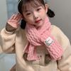 Boy Winter Knitting Colorful Neck Warmers Kids Scarves Children Scarf Solid Labelled Scarf