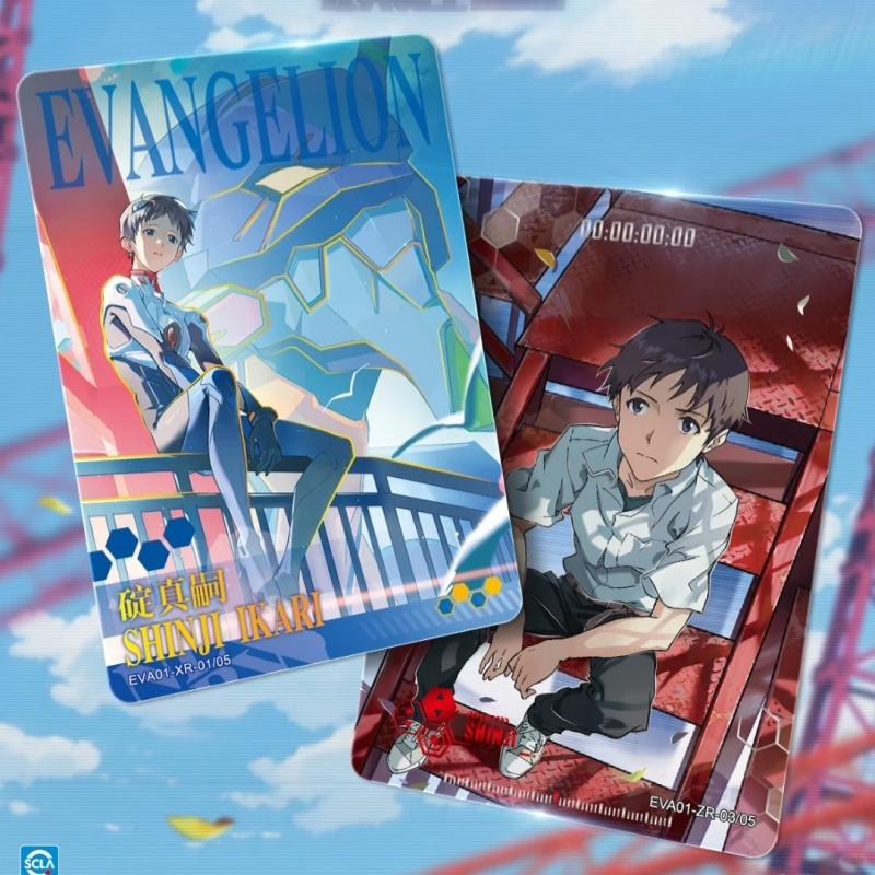 Authentic Neon Genesis Evangelion Series Cards: Classic New Beginning Anime Collectible Cards Toys and Merchandise Gifts