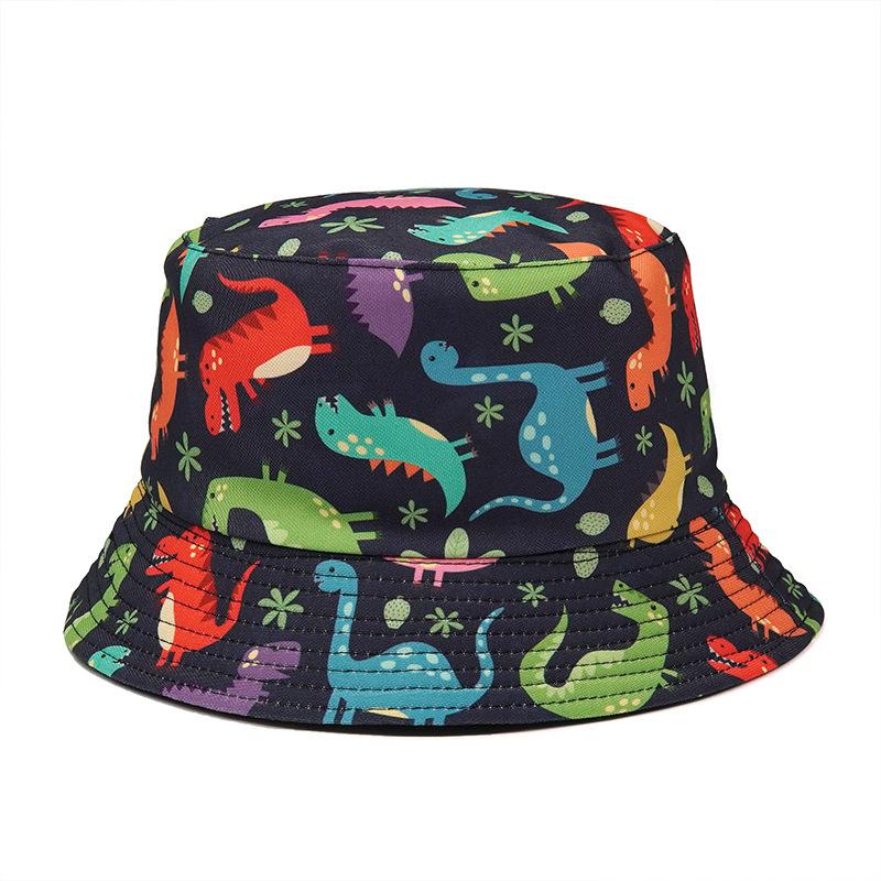 New Arrival Summer Sun Protect Woman Man Unisex Reversible Printed Cactus Bucket Hat