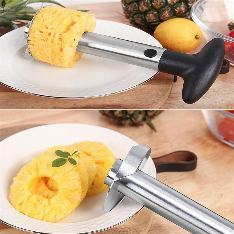 Portable Pineapple Peeler and Corer, Stainless Steel Pineapple Cutter Slicer, Kitchen Tools
