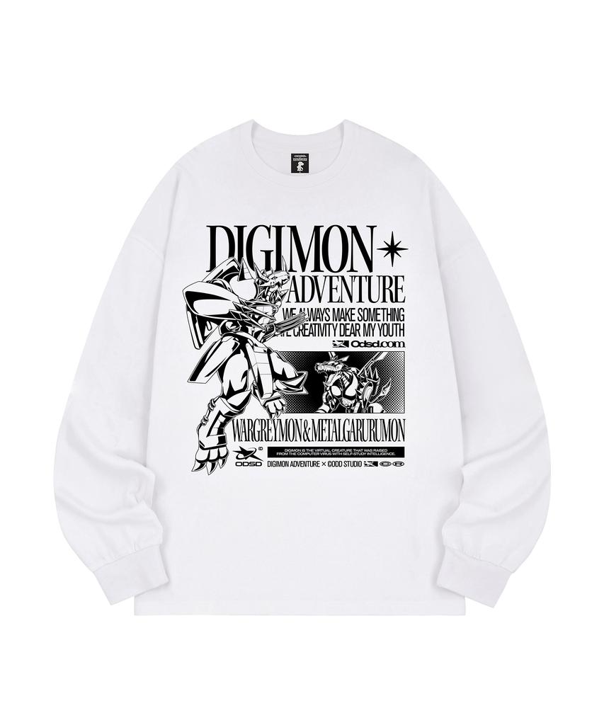 ODDSTUDIO [Digimon Adventure] Mega Stage Digimon Long Sleeve - 2 Colors