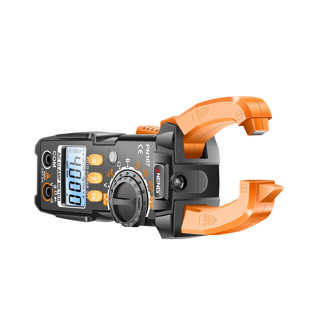 ANENG PN107 Цифровые клещи CAT II 600 В переменного тока Мультиметр-тестер напряжения 4000 отсчетов