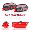 Car Sticker For Benz AMG 2pcs LED Car Doo Projection Welcome Lamp logo light For Mercedes Benz  Maybach S Class W221 W222 W223 S