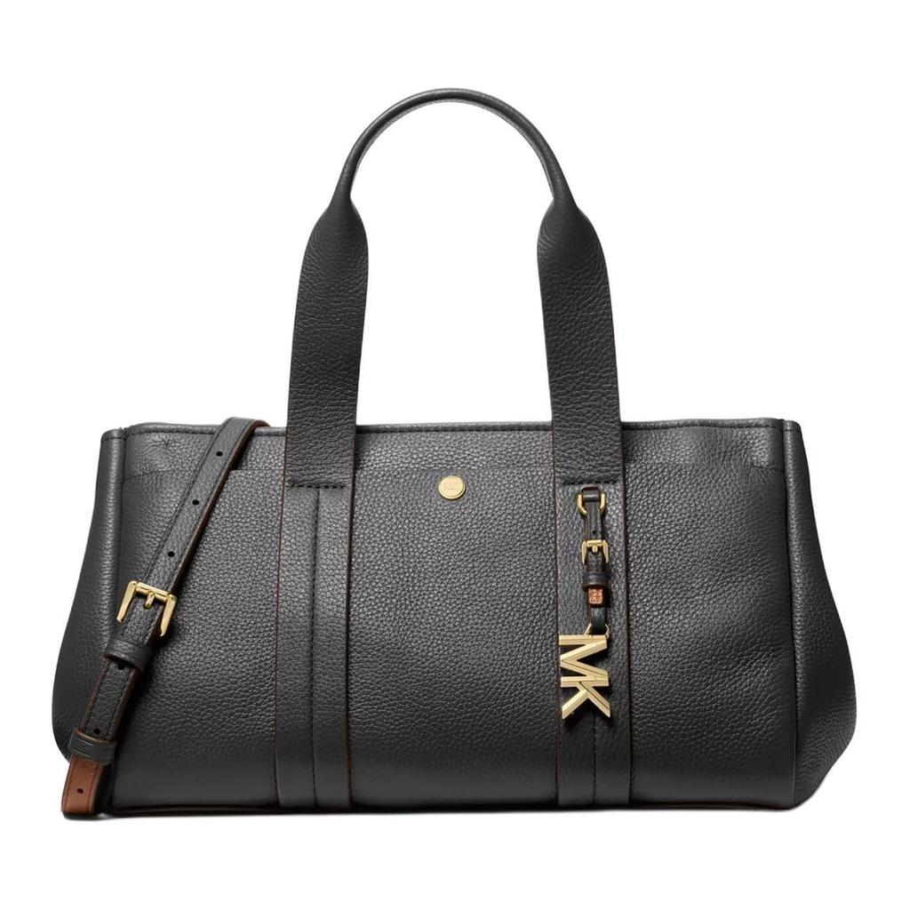 MICHAEL KORS Cow Leather Shoulder Bag, Crossbody Bag, Handbag Small Womens Black 30T5G1ZS1L-BLACK