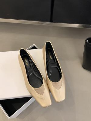 Женская весенне-осенняя обувь с квадратным носком, на плоской подошве, с низким верхом, слипоны, дышащая обувь для ходьбы для женщин, женская обувь