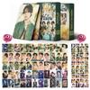 In Stock  New Skzoo 95Pcs Stray Kids Hop Album Peripheral Lomo Cards Sk Collection Cards + Diy Big Head Stickers For Fa