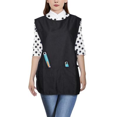 Водонепроницаемый фартук сапожника с 2 глубокими карманами, унисекс, художественный халат для покраски, уборки, прочный кухонный фартук для художников и работы