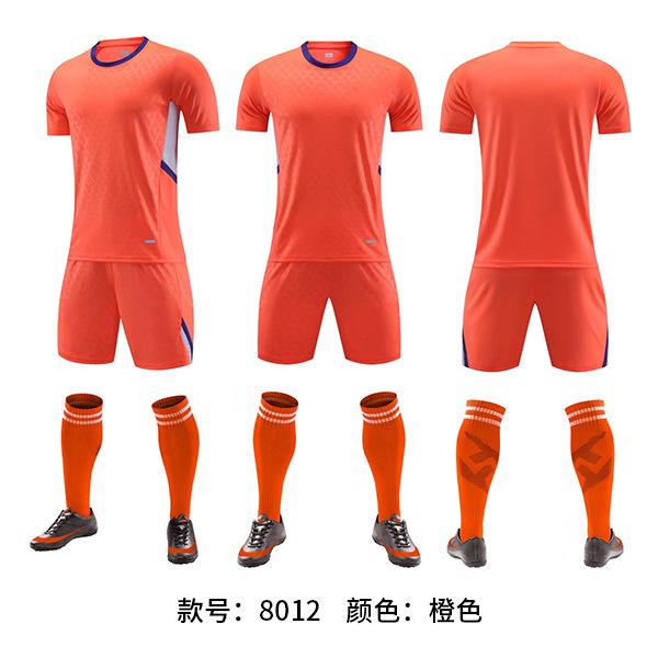 Custom Boys and Men Football Training Uniforms Blank Black Red Soccer Jersey Wear Set Automated Cutting Technique