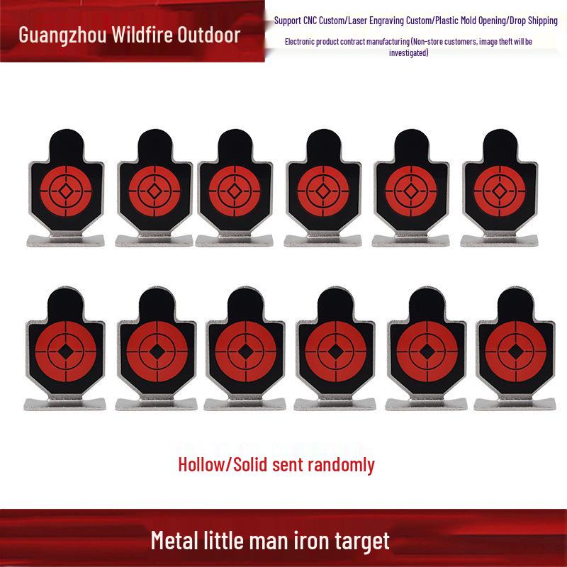 Прочный воин Игрушечный пистолет с мягкими пулями с металлическими падающими мишенями