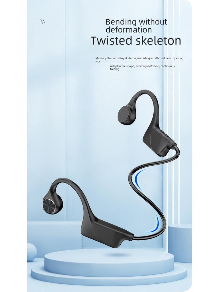 Спортивная гарнитура Bluetooth с костной проводимостью DG06 — беспроводная, не вставная, идеально подходит для подарков