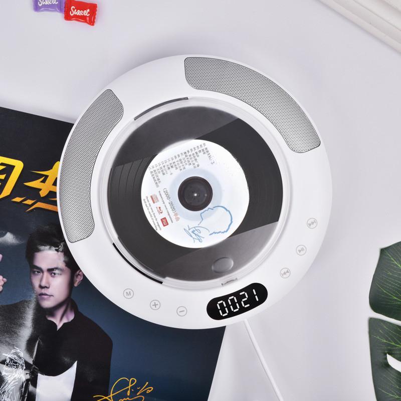 10 Вт Настенный Bluetooth CD-плеер с пылезащитной крышкой и двухполосным динамиком Бытовой CD-альбом Радио 185*185*33 мм