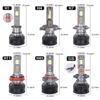 DAWN KNIGHT 140W K5C PLUS H7 H11 H1 H4 Светодиодная лампа для фар 4300K LED HB3 HB4 Двойная медная трубка Светодиодный комплект для автомобиля 12V 2 шт.