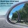 1 Pair Car Blind Spot Rearview Mirrors Frameless Convex Side Mirrors Wide Angle Rear View Car Mirrors Accessories