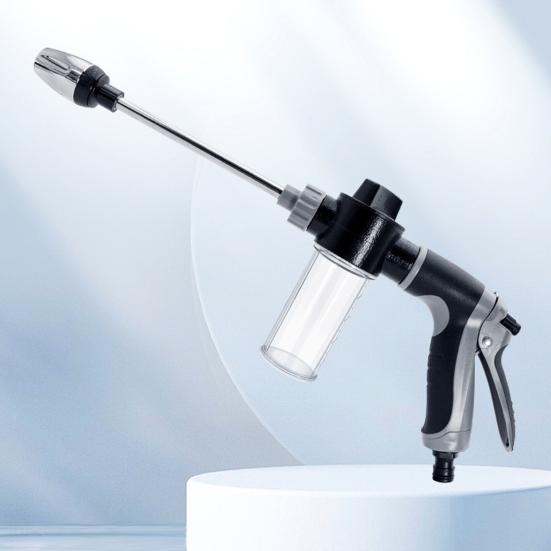 Мойка высокого давления с пенной пушкой, ручной распылитель высокого давления, регулируемая моечная машина с удлинительной трубкой для мытья автомобилей и уборки дома