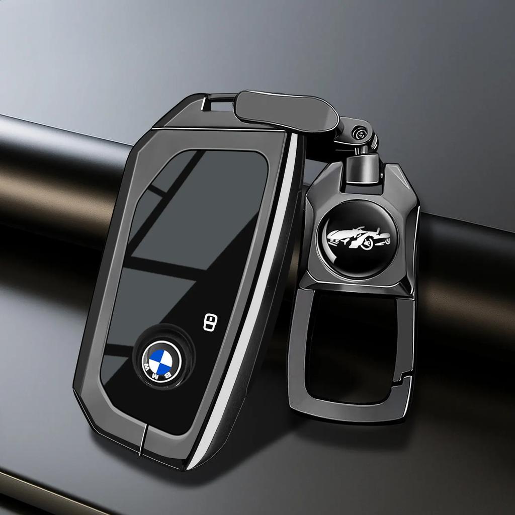 Чехол-брелок из цинкового сплава для ключа автомобиля BMW X1 X3 X4 X5 F15 X6 F16 G30 7 Серия G11 F48 F39 520 525 f30 118i 218i 320i Автоаксессуары