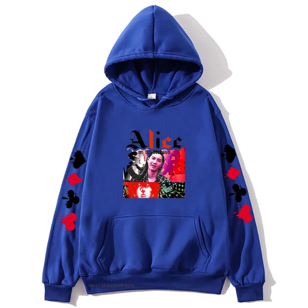 Niragi Hoodie Alice In Borderland Sweatshirts Kawaii Hoodies Japanese Anime Graphic Hoody Manga Printing Women Casual