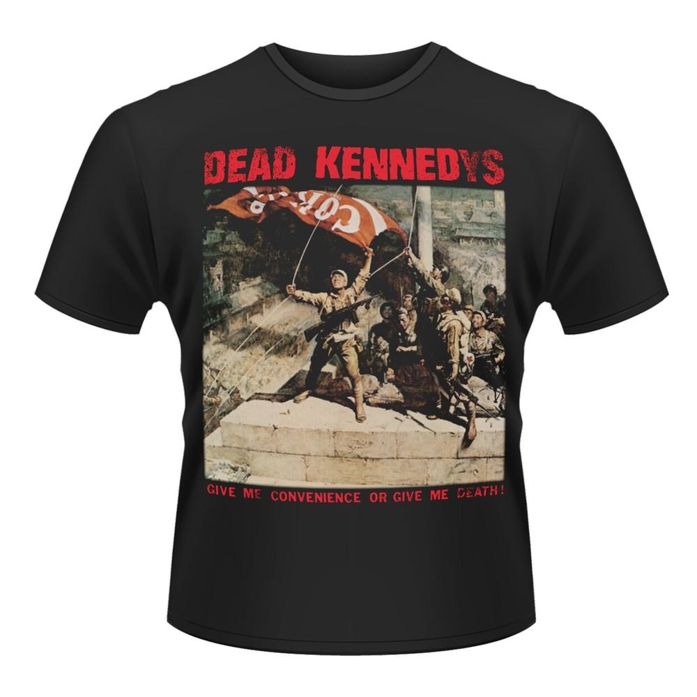 Черная футболка Dead Kennedys 'Give Me Convenience Or Give Me Death' - НОВАЯ Унисекс футболка