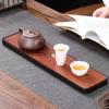 Rosewood Dry Brewing Tea Tray, Rectangular Anti-Slip Gongfu Tea Set with Drainage - Compact HomeUseWoodenTea CeremonyAccessories