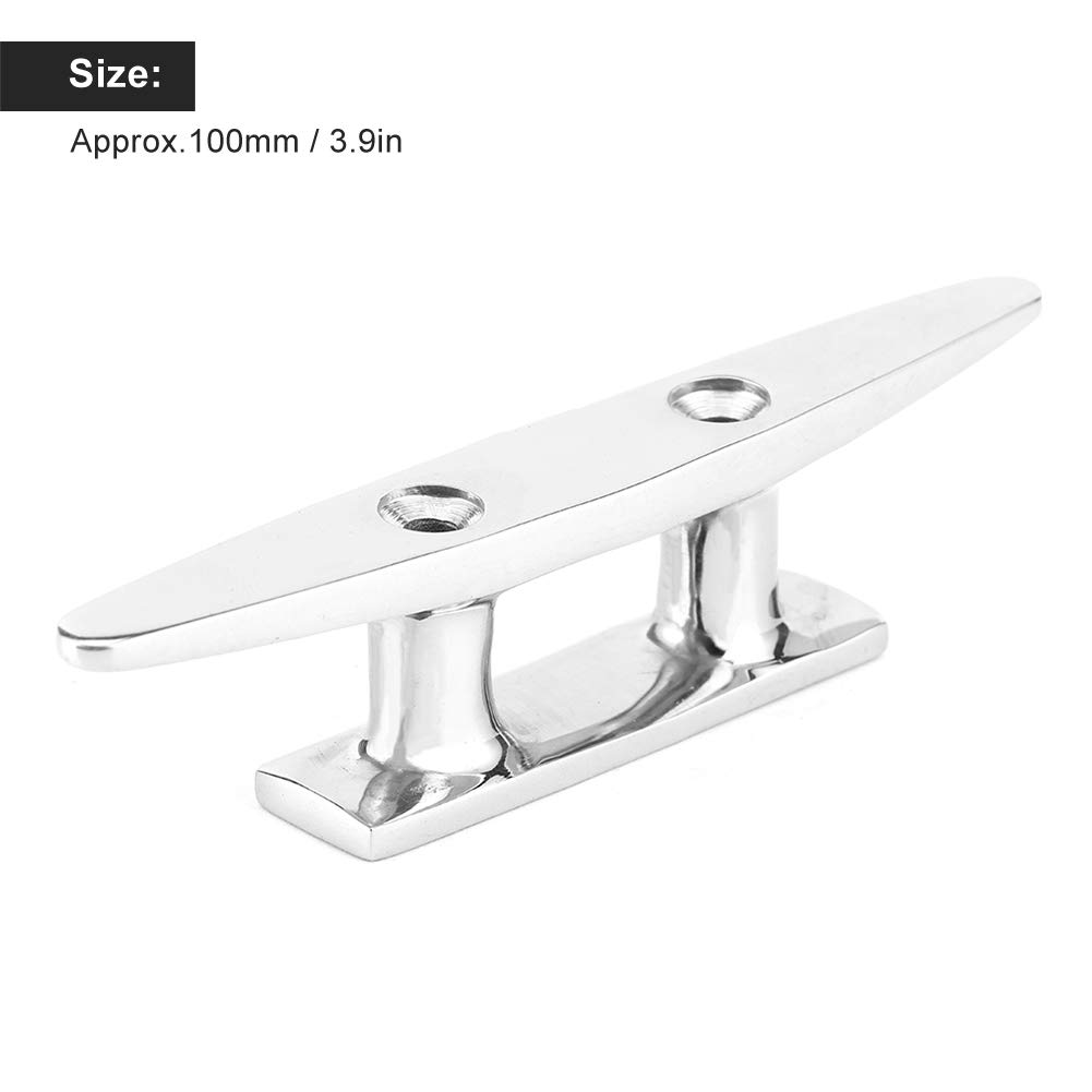 Yosoo Stainless Steel Cleats for Boats Sailboats Mooring Screws Set for Mooring and Mooring