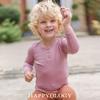 Happyology Детская мягкая дышащая футболка с длинным рукавом из модала