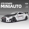 1/24 NISSAN Skyline Are GTR R35 Wide Body Race Alloy Car Model Diecasts Vehicles Refit Racing Toy Cars Детские игрушки Детские игрушки для мальчиков