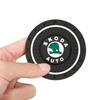 WMZW4 For Skoda Octavia Rapid Kodiaq Karoq Fabia Kamiq Sup Car Coaster Water Cup Bottle Holder Anti-slip Pad Mat Silica Gel Waterproof