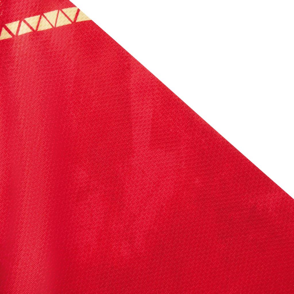 Мужская футболка из коллекции настольного тенниса Li Ning, цвет Total Cherry Red, артикул AAYV087-2