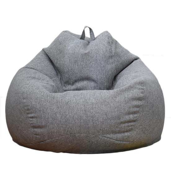 Bean Bag Cover No Filler Removable Bean Bag Chair Cover Washable Solid Color Sofa Cover for Bedroom Living Room Beanbag Chair
