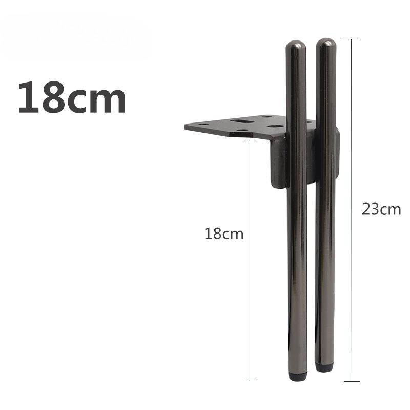 4 шт. 13/15/18 см Металлические регулируемые ножки для мебели Ножки для дивана, ТВ-тумбы, шкафа в ванной, ножка-опора для кровати, домашняя сменная фурнитура