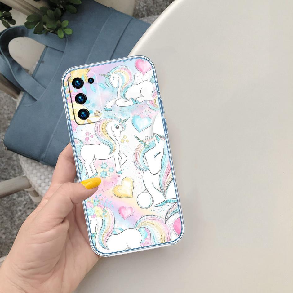 AQ25 Cartoon Unicorn Phone Case for Motorola Moto G10 G20 G30 G31 G32 G34 G35 G41 G42 G50 G51 G52 G55 G60 G60S G62 G71 G72 G75