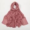 Solid Cotton Modal Hijab For Women Muslim Scarf Big Size Shawls Foulard Islam Head Wraps Headscarves Ramadan Scarves 190*85cm