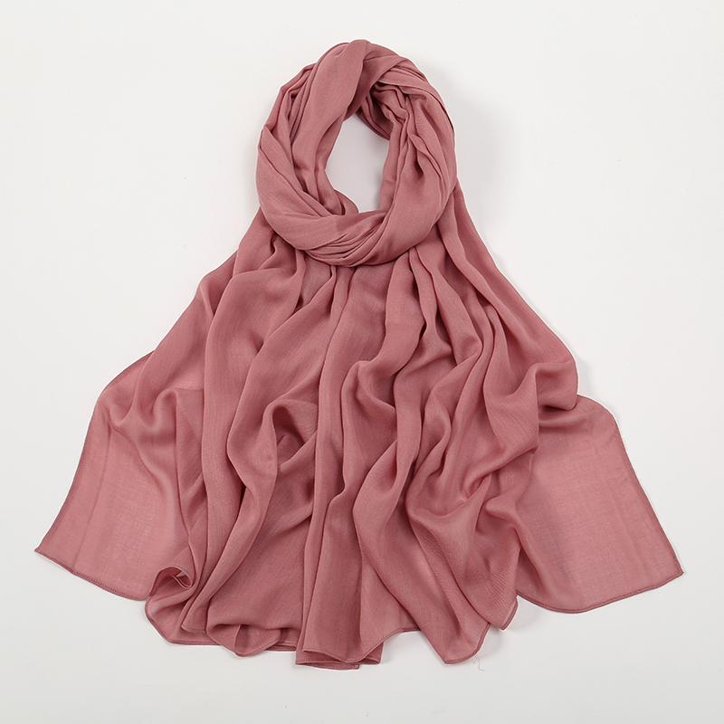 Solid Cotton Modal Hijab For Women Muslim Scarf Big Size Shawls Foulard Islam Head Wraps Headscarves Ramadan Scarves 190*85cm