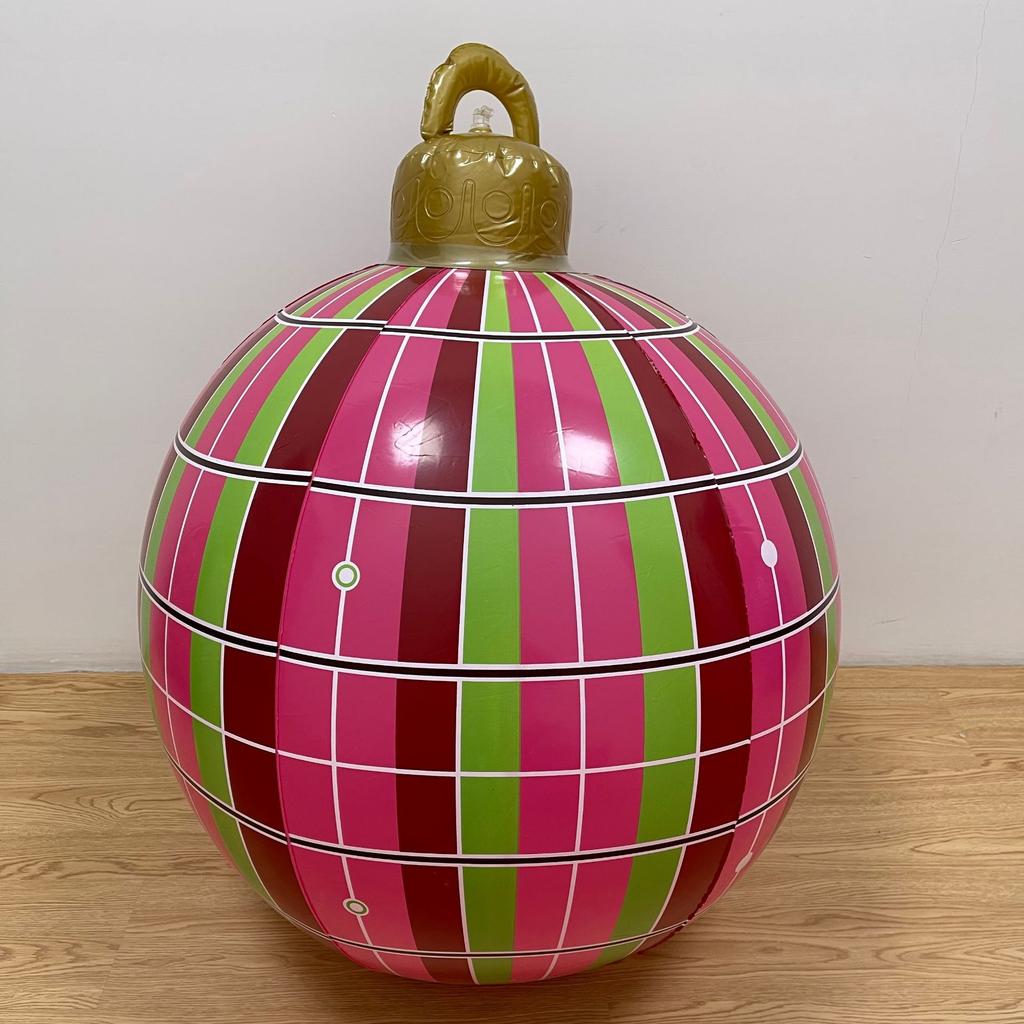 Праздничный надувной рождественский шар Большая уличная праздничная декорация Надувной Прочный Легкий Орнамент для рождественской вечеринки, двора