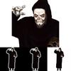 Черная мантия Косы Смерти Косплей костюм для взрослых с капюшоном Идеально для Хэллоуина