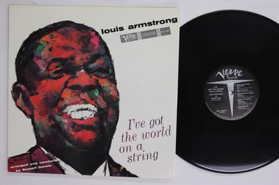 Виниловая пластинка LOUIS ARMSTRONG RUSSELL GARCIA Ive Got The World On A String 180 MGV4035 VERVE US Jazz Б/у