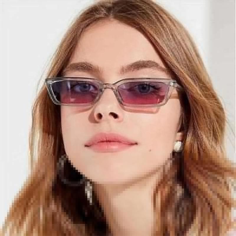 1 шт., женские летние прозрачные солнцезащитные очки ярких цветов, квадратные солнцезащитные очки большого размера