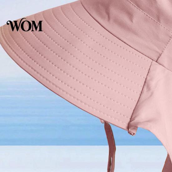 Wide Brim Sun Hat for Women with Neck Flap, Packable Lightweight Summer Hiking Beach Hat, UV Protection Travel Commuting Foldable Flap