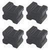 4 Pieces Car Coil Spring Spacers Coil Spring Booster Kit Black Heavy Duty Spiral Spring Cushion Rubber Coil Spring Spacers